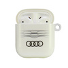 Audi IML Geometric Pattern AirPods        1/2,cover biały/white AU-IMLAP-A6/D3-WE