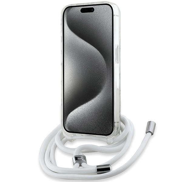 Karl Lagerfeld KLHMP15XHCCHNT iPhone 15 Pro Max 6.7" hardcase transparent IML Choupette Head & Cord Magsafe