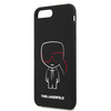 KARL LAGERFELD KLHCI8LSLKCBK IPHONE 7/8 PLUS HARDCASE CZARNY/BLACK SILICONE KARL ICONIC