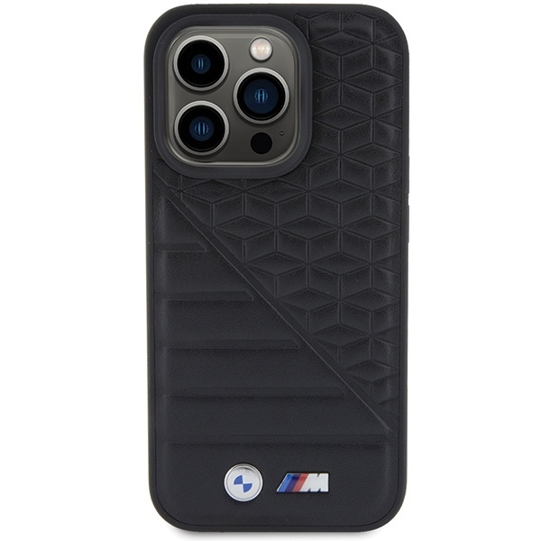 Etui BMW Bi Pattern na iPhone 15 Pro - czarne