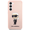 KARL LAGERFELD KLHCS23SSNIKBCP S23 S911 HARDCASE RÓŻOWY/PINK SILICONE IKONIK