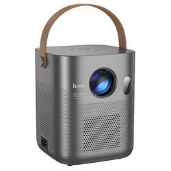 Projektor HD Ready Hoco z systemem Android Wi-Fi Bluetooth 720P DT4 szary