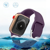 Silicone Strap APS silikonowa opaska do Watch 8 / 7 / 6 / 5 / 4 / 3 / 2 / SE (41 / 40 / 38mm) pasek bransoleta do zegarka czerwony