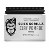 Slick Gorilla Clay Pomade – 2.5 oz for strong hold and a natural finish