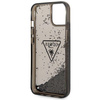 Guess GUHCP14SLFCTPK iPhone 14 / 15 / 13 6.1" czarny/black hardcase Liquid Glitter Palm Collection