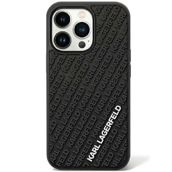 Karl Lagerfeld KLHCN613DMKRLK iPhone 11 / Xr 6.1" black/black hardcase 3D Rubber Multi Logo