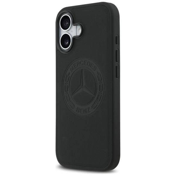 Etui Mercedes Leather Vintage Logo       MagSafe do iPhone 17 czarny