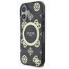 Guess GUHMP16SH4PYEEK iPhone 166.1" czarny/black hardcase IML Peony On 4G Background MagSafe