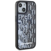 Etui Karl Lagerfeld Liquide Glitter      Monogram Gradient do iPhone 15 czarny