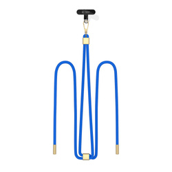 TECH-PROTECT C2S ROPE CROSSBODY STRAP COBALT BLUE/GOLD