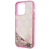 Guess GUHCP14XLC4PSGP iPhone 14 Pro Max6.7" różowy/pink hardcase Liquid Glitter 4G Transculent