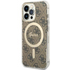 Guess GUHMP13LH4STW iPhone 13 Pro / 136.1" brązowy/brown hardcase 4G MagSafe