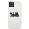 KARL LAGERFELD KLHCP13SSLKLWH IPHONE 13 MINI 5.4 "SILICONE STACK LOGO BIAŁY/WHITE