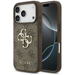 Etui Guess 4G Big Logo do iPhone 17 Pro  brązowy