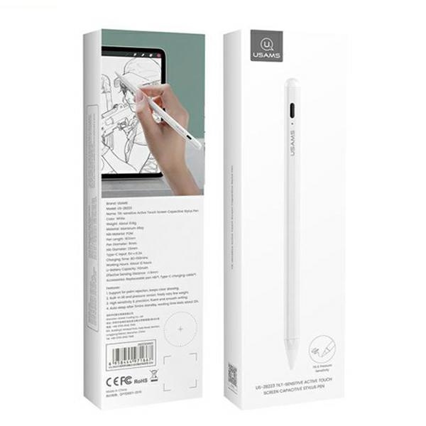 USAMS Active Touch Screen pen rysikFor iPad biały/white ZB223DRB01 (US-ZB223)