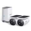 Baseus Security S1 Pro Dual 3K Outdoor Surveillance Kit (2 Cameras) – White