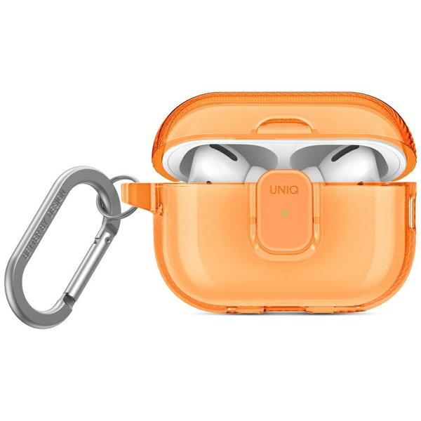 Etui UNIQ Glase Pro do AirPods Pro 2     Lock Case pomarańczowy