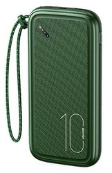 USAMS US-CD150 PB56 DUAL-USB 10000MAH DARK GREEN