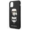 KARL LAGERFELD KLHCN65SAKICKCBK IPHONE 11 PRO MAX 6,5" CZARNY/BLACK HARDCASE SAFFIANO KARL&CHOUPETTE HEAD