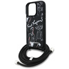Etui Karl Lagerfeld Crossbody Grained    Pattern & Logo do iPhone 16 Pro Max czarny