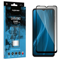 MyScreen DIAMOND GLASS edge Full Glue Black - Honor X6a/X6b