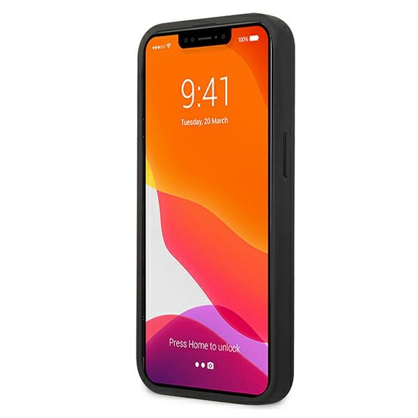 Guess GUHCP13S4GMRGR iPhone 13 mini 5,4"szary/grey hardcase 4G with ring stand