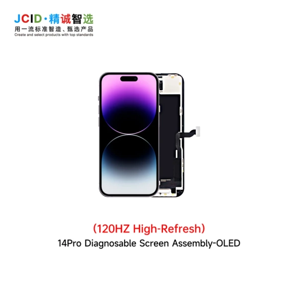 JCID Wyświetlacz + dotyk do Apple iPhone 14 Pro Programowalny bez komunikatu SOFT OLED