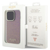 Guess GUHCP15LHDECMP iPhone 15 Pro 6.1" różowy/pink hardcase IML Faceted Mirror Disco Iridescent