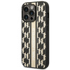 KARL LAGERFELD KLHCP14LPGKLSKW IPHONE 14 PRO 6,1" HARDCASE BRĄZOWY/BROWN MONOGRAM STRIPE