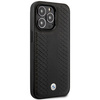 Etui BMW Leather Diamond Pattern MagSafe na iPhone 14 Pro - czarne
