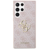 Guess GUHCS24L4GMGPI S24 Ultra S928różowy/pink hardcase 4G Big Metal Logo