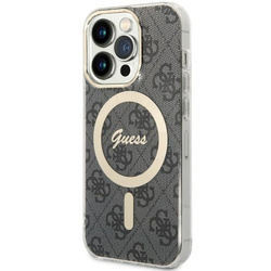Guess GUHMP14LH4STK iPhone 14 Pro 6.1"czarny/black hardcase 4G MagSafe
