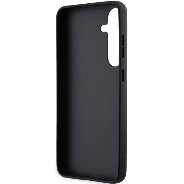KARL LAGERFELD KLHCS24MGSAKCPK S24+ S926 CZARNY/BLACK HARDCASE GRIPSTAND SAFFIANO KARL&CHOUPETTE PINS