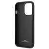 Etui BMW Leather Diamond Pattern na iPhone 14 Pro - czarne