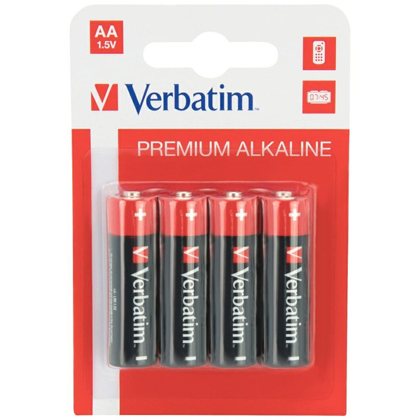 Verbatim Bateria alkaliczna AA LR6 4szt 49921