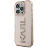 Etui Karl Lagerfeld IML Rhinestones Logo do iPhone 16 Pro różowy