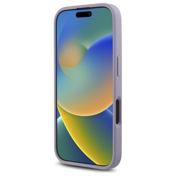 Guess GUHCP16SPSQSQSU iPhone 16 6.1" jasnofioletowy/light purple hardcase Quiled Metal Logo