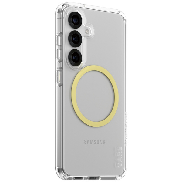 Etui CARE by PanzerGlass Flagship Urban   Combat Chardonnay QI do Samsung Galaxy S25 przezroczysty