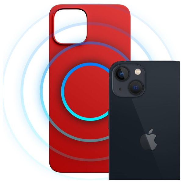 Etui 3MK Hardy MagSilicone do Apple      iPhone 13 czerwony