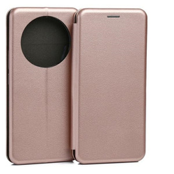 Etui Beline Book Magnetic do Honor Magic7 Lite różowo-złoty