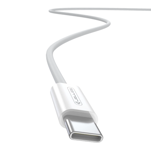 JELLICO kabel IP15 USB-C - USB-C PD 60W 1M Biały