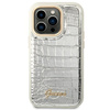 Guess GUHCP14XHGCRHS iPhone 14 Pro Max6,7" srebrny/silver hardcase Croco Collection