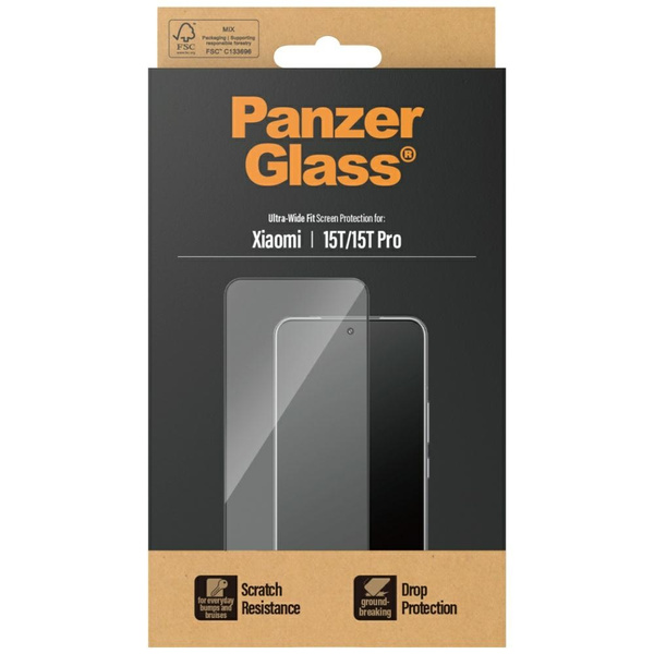 Szkło hartowane PanzerGlass Ultra-Wide Fit do Xiaomi 15T / 15T Pro