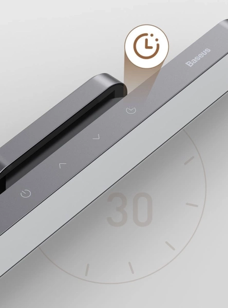 Baseus Magnetic LED Bedside Lamp Under Cabinet Lamp for Home Kitchen Room Gray (DGXC-C0G)