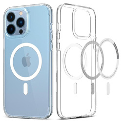 Etui Spigen Ultra Hybrid Mag z MagSafe na iPhone 13 Pro Max - białe