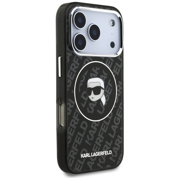 Etui Karl Lagerfeld IML Karl Head Logo   MagSafe do iPhone 17 Pro czarny
