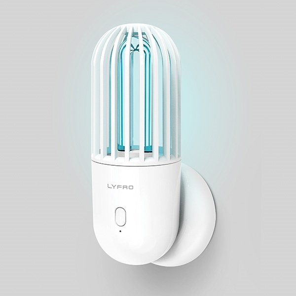LYFRO Hova lampa dezynfekująca UV-C z funkcją ozonowania sterylizator biały/white