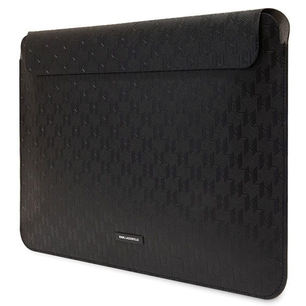 Pokrowiec Karl Lagerfeld Saffiano Plaque na laptop 14" - czarny