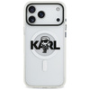 Etui Karl Lagerfeld IML Karl Sketch Logo MagSafe do iPhone 17 Pro Max przezroczysty
