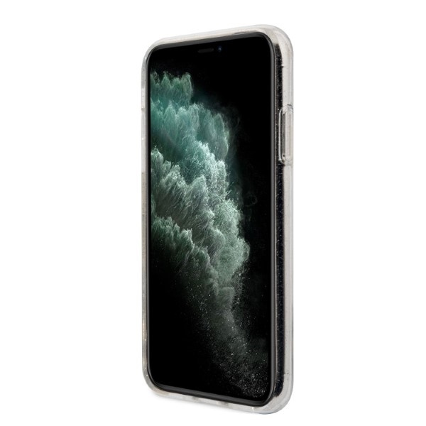 KARL LAGERFELD KLHCN61HNKCTGT IPHONE 11 / XR 6.1 "TRANSPARENT HARDCASE GLITER KARL & CHUPETTE